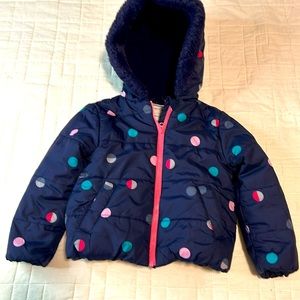 Gymboree Girls Puffer Jacket size 2T in excellent condition